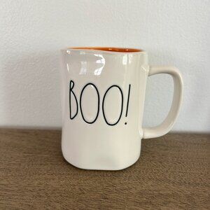 Rae Dunn Boo! Orange Halloween Mug Cup